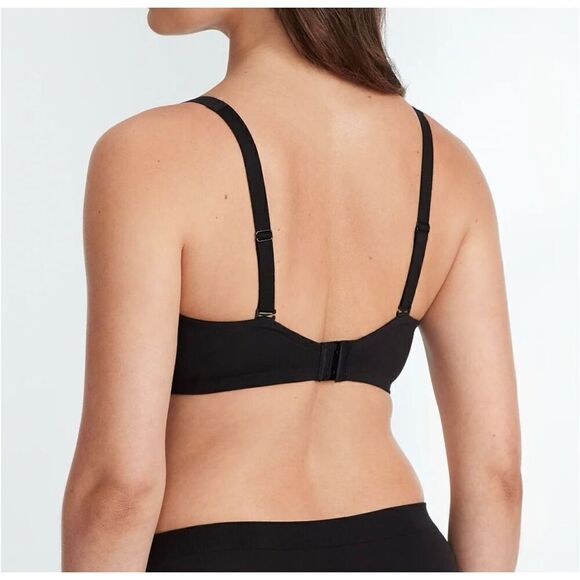 WACOAL NWT New Body By 2.0 Bra Convertible soft cup Black Size 32DD - Picture 5 of 8